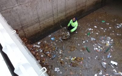 Desagüe Pluvial “Arroyo del Barco”: Marcada efectividad de la reja de contención de residuos