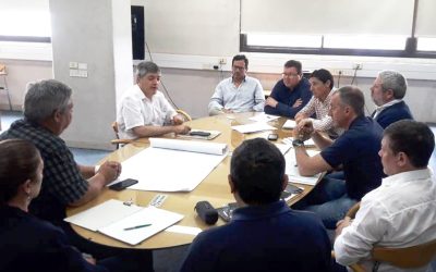 Obras Sanitarias junto a las delegaciones  municipales diseñan  ejes de acción comunitaria