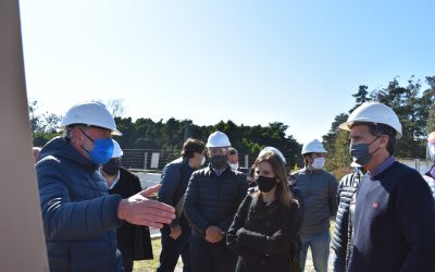 El Ministro de Obras de la Nación Gabriel Katopodis recorrió la zona de trabajo del Acueducto Oeste