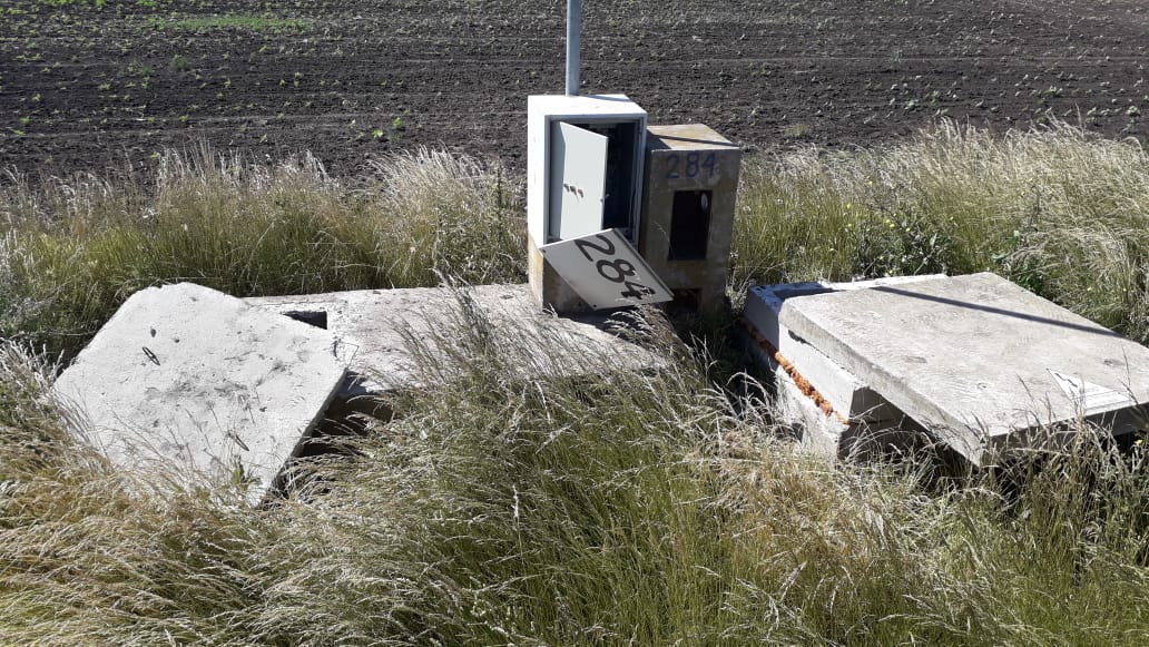 Vandalizaron un pozo de abastecimiento de agua en el Camino San Francisco