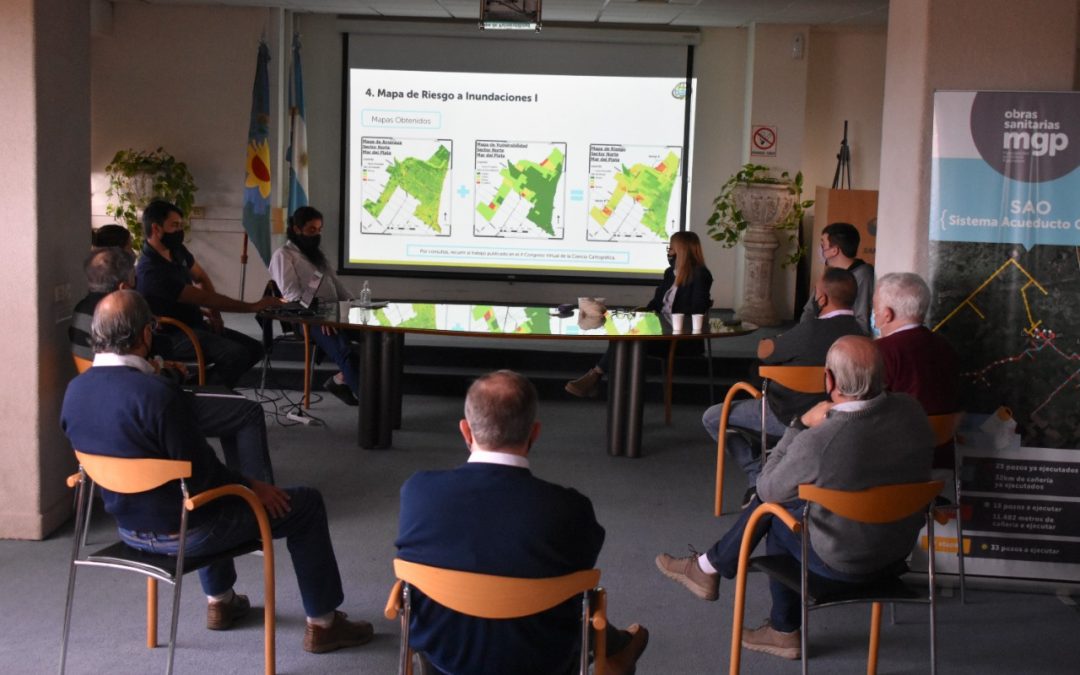 Inundaciones: Profesionales de Osse junto a pasantes de la Facultad de Humanidades presentaron el avance de un mapa de Riesgo