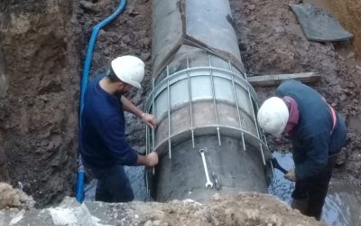 OSSE ya reemplazó la cañería afectada en calle Falucho