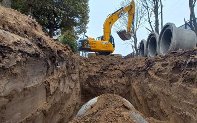 OSSE trabaja para mejorar el sistema pluvial en cuatro barrios